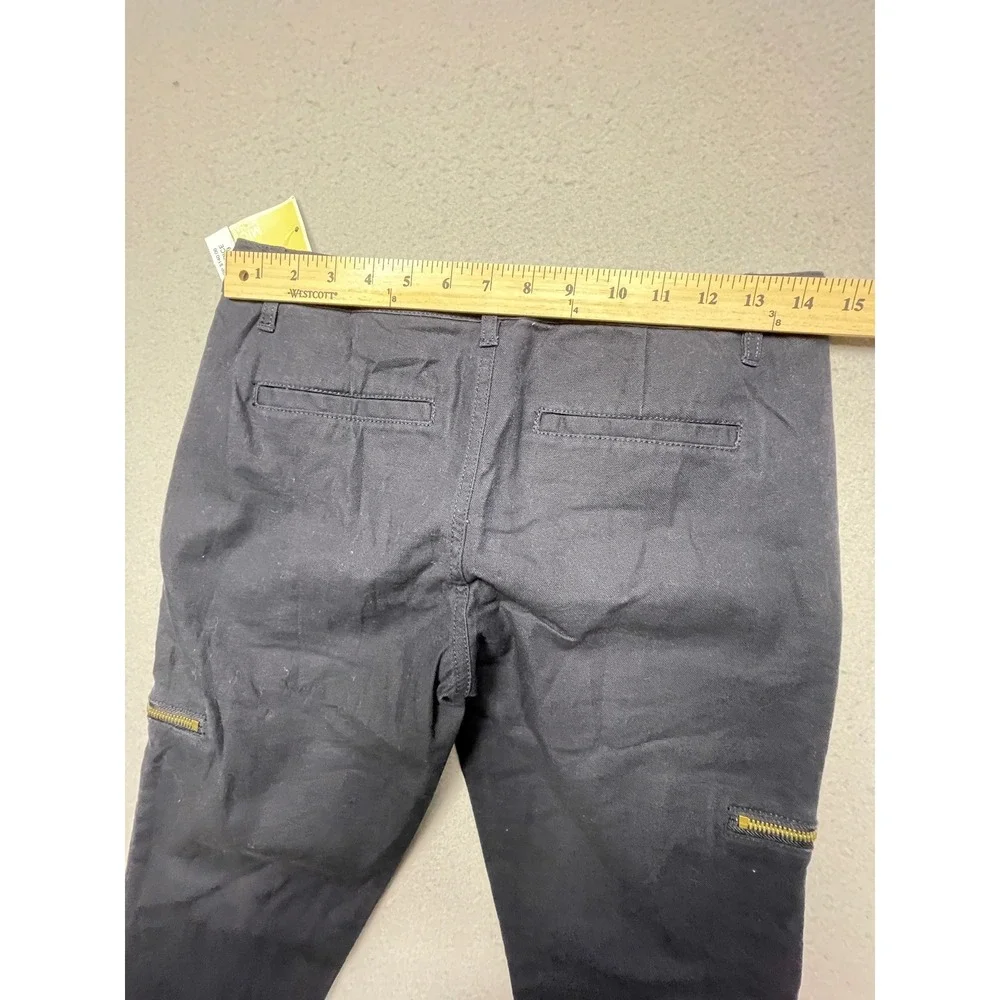 Michael Kors Cargo Pants Cotton Blend Navy Blue 4 Womens